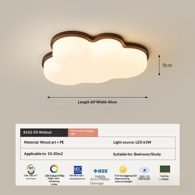 Feu de plafond en forme de nuage pour la chambre à coucher