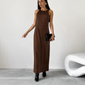 Robe décontractée polyvalente coupe droite pour les femmes