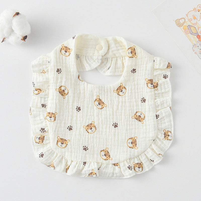 Bébé Muslin Bibs Adorable Animal Bandana Drool Bibs Pour Garçons et Filles Ultra Soft & Absorben