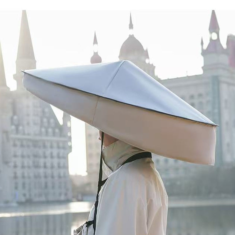 All-Weather Portable Foldable Headband Umbrella