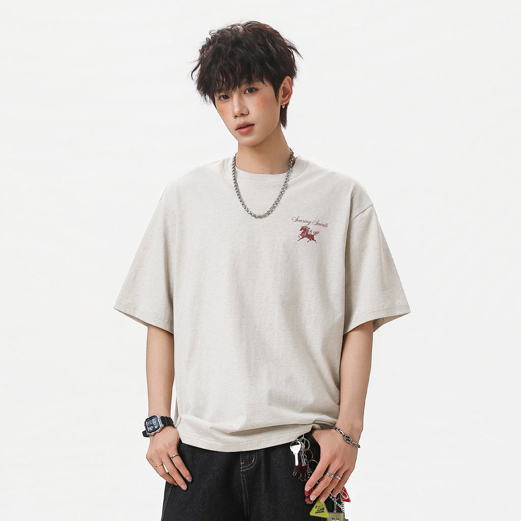 Top Retro Color-Block imprimé pour hommes