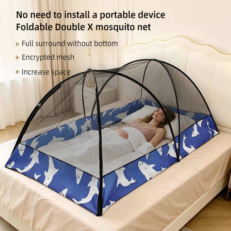 Installation instantanée Mosquito Net Portable pliable Camping Tente Pour Patio Randonnée Extérieure Cyclisme