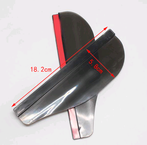 Voiture Vue arrière Miroir Protection contre la pluie Sourcils 2 pièces