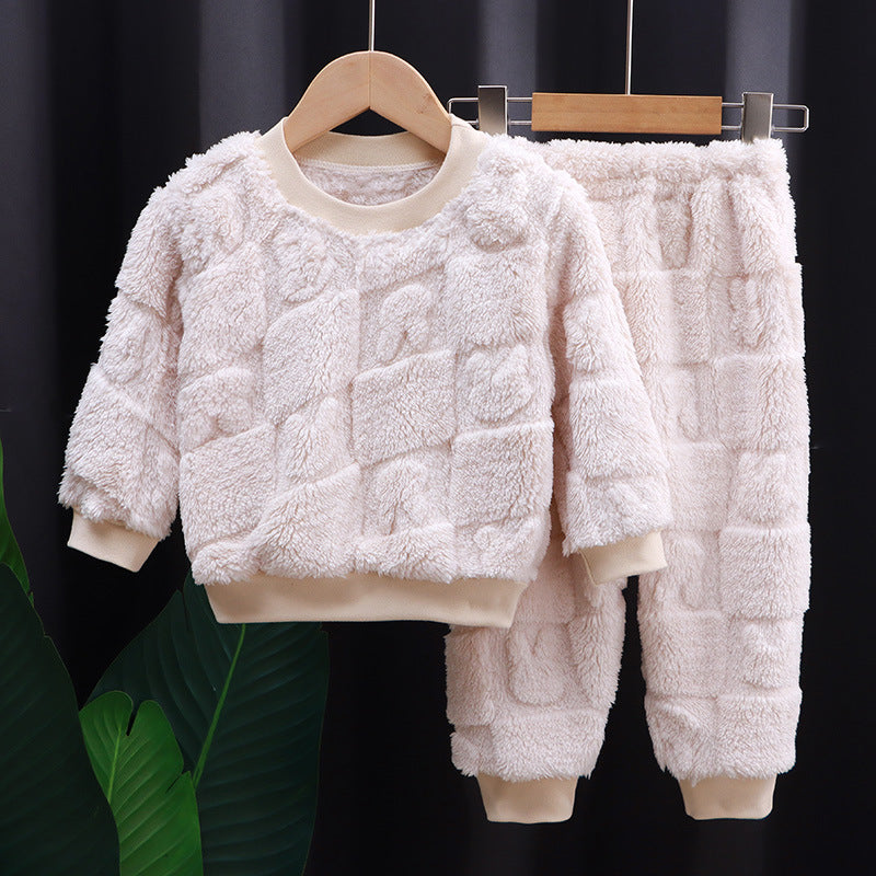 Pyjama de style coréen pour filles en couleur solide