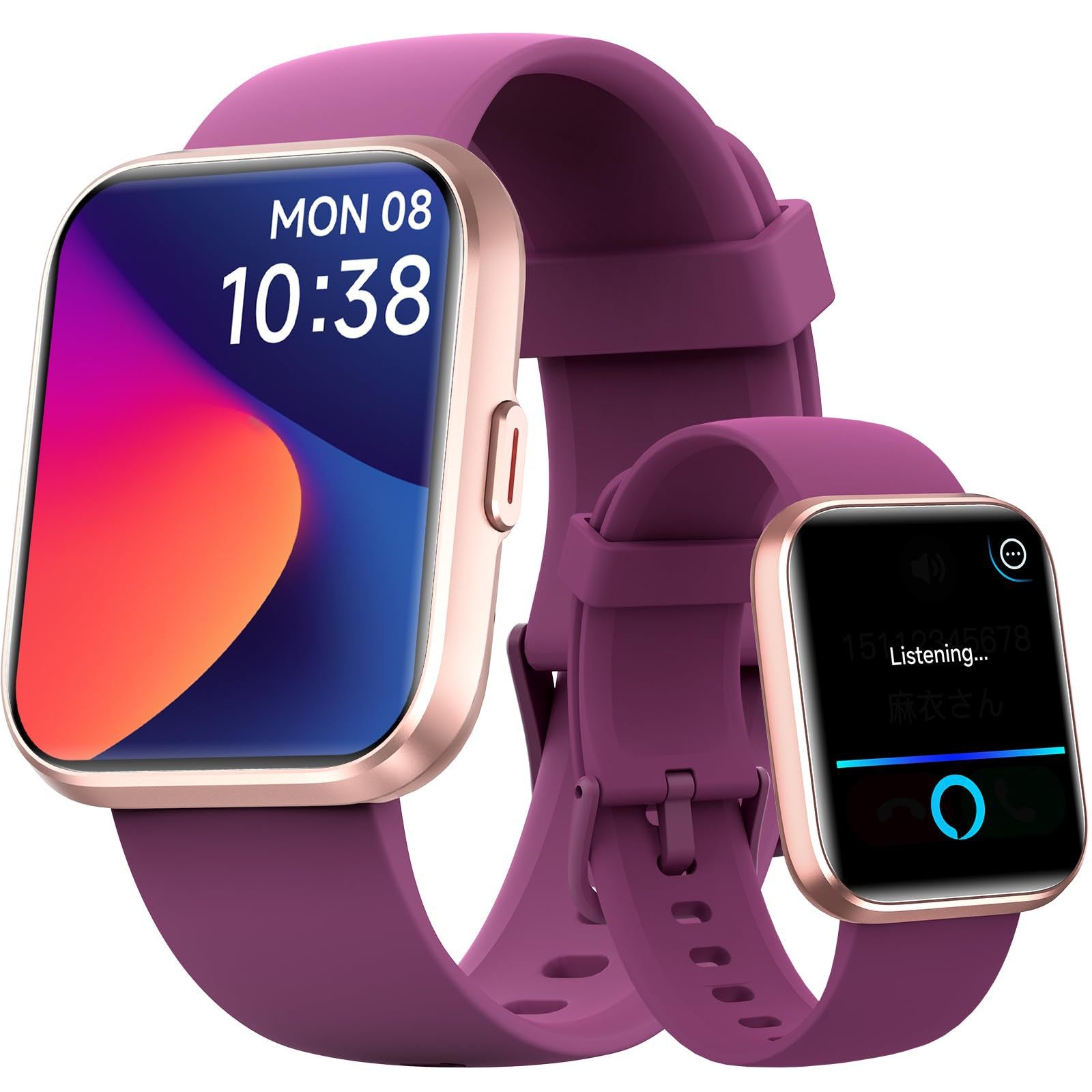 Smart Sports Watch Bluetooth Appel à la fréquence cardiaque de sport
