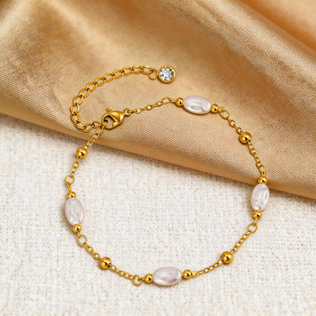 Perle chaîne Anklet Chic et élégant pour les femmes