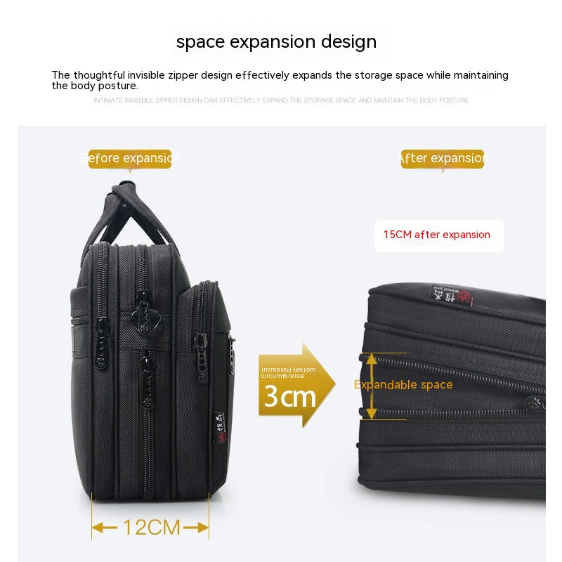 Porte-monnaie de grande capacité Toile d'affaires pour hommes Portable