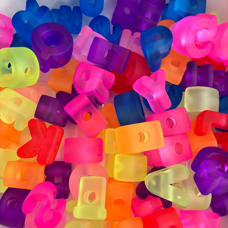 Rubberized Acrylic Beads Eon