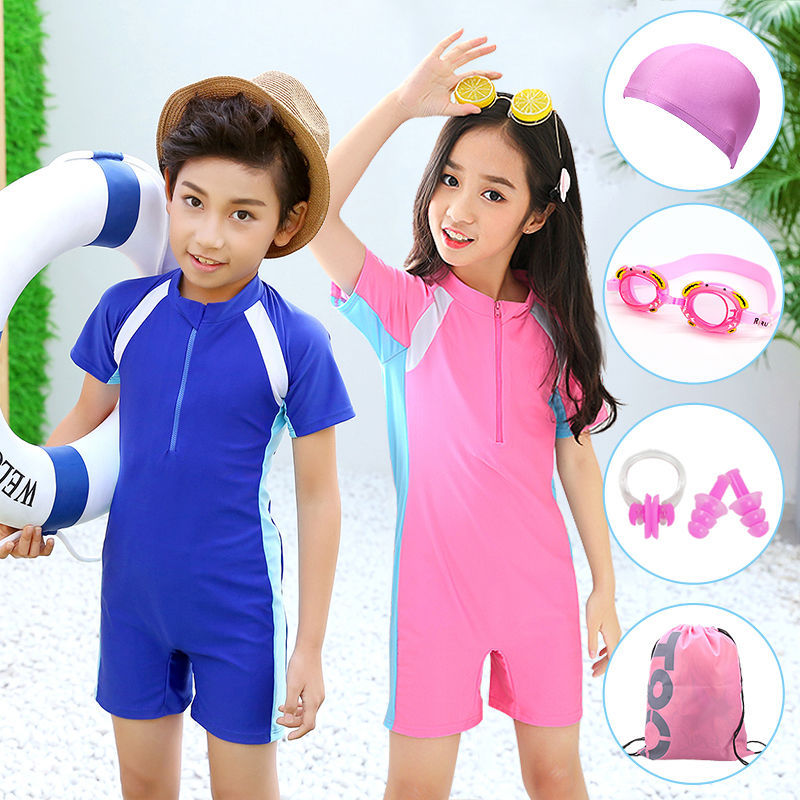 Maillot de bain en une pièce de protection solaire pour enfants