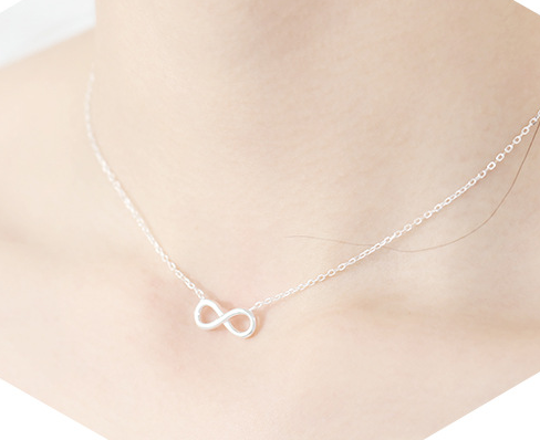 Bijoux Infinity Sets Collier Boucle d'oreille Bracelet