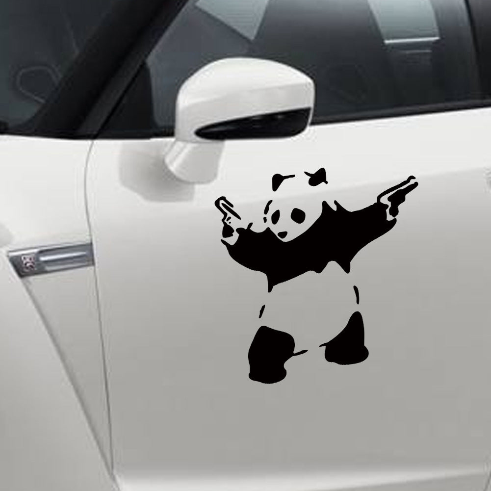 Autocollant sport extérieur panda voiture