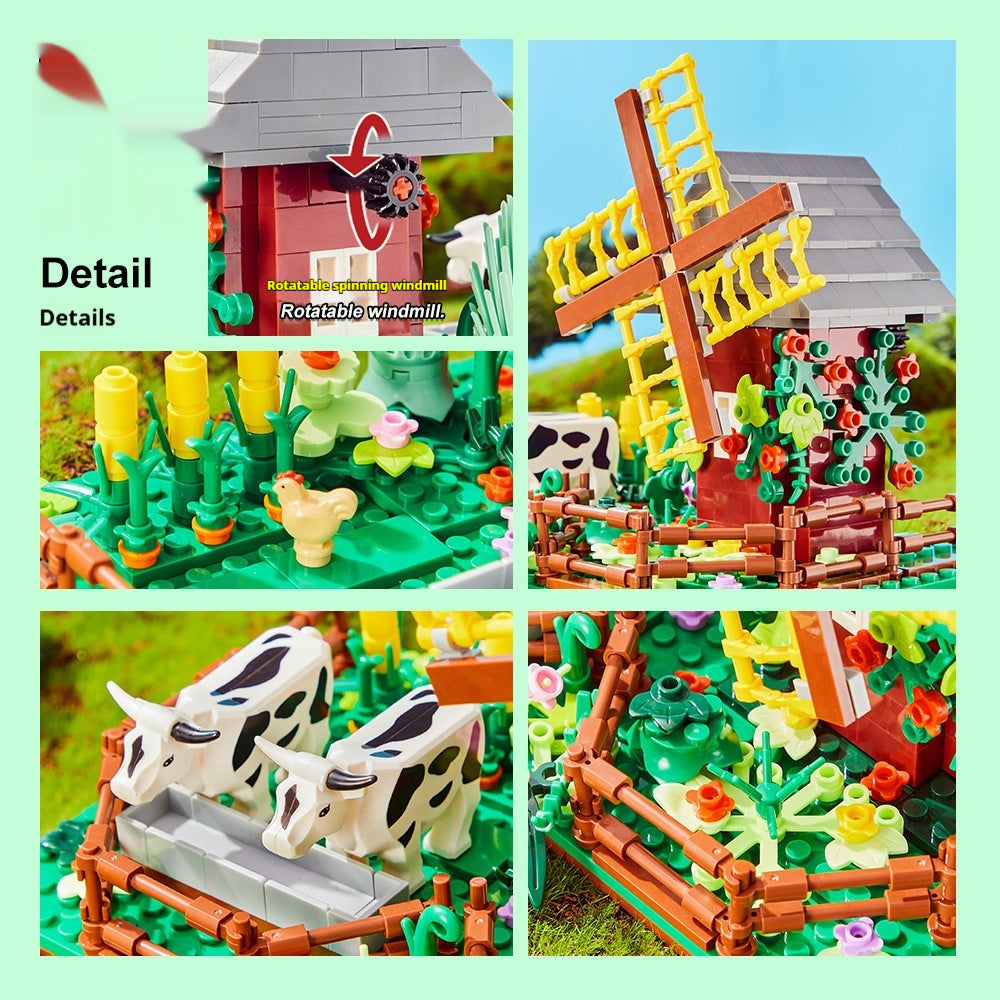 Scène de simulation Farm Little Paradise Modèle Ornement