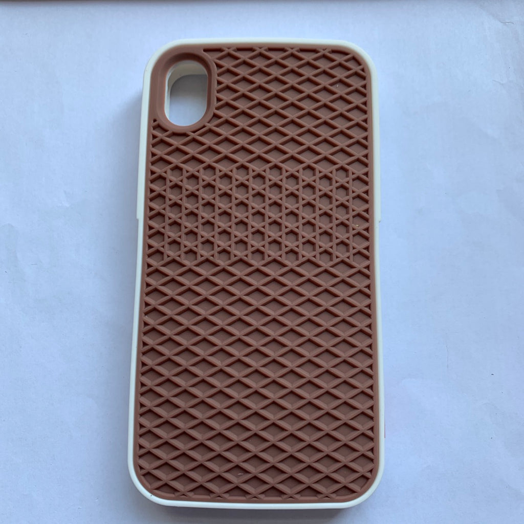 Étui de téléphone en silicone à semelle de gaufre