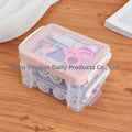 Red Multi-Layer Classified Sewing Box - 21-Piece Set - 1