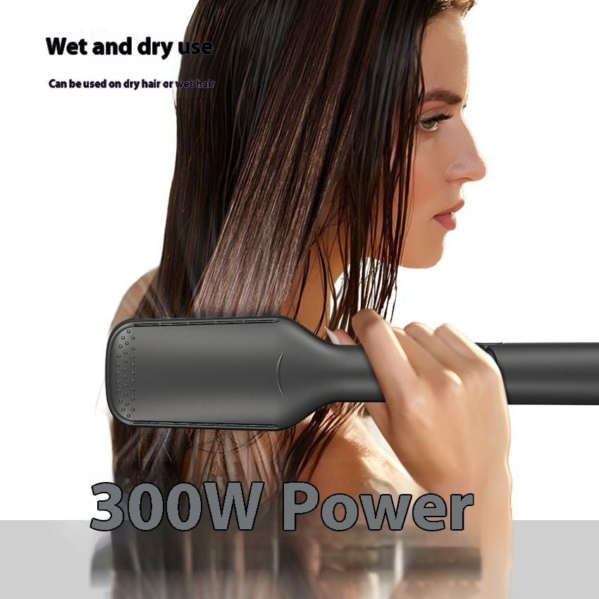 Séchoir à cheveux Lisseur de cheveux bi-en-un multifonctionnel humide et sec à double usage électrique Hai