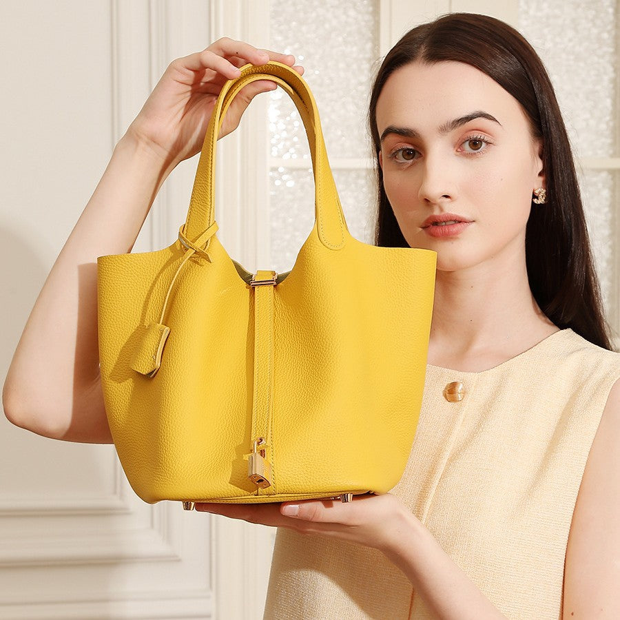 Panier de légumes en cuir plus grand
