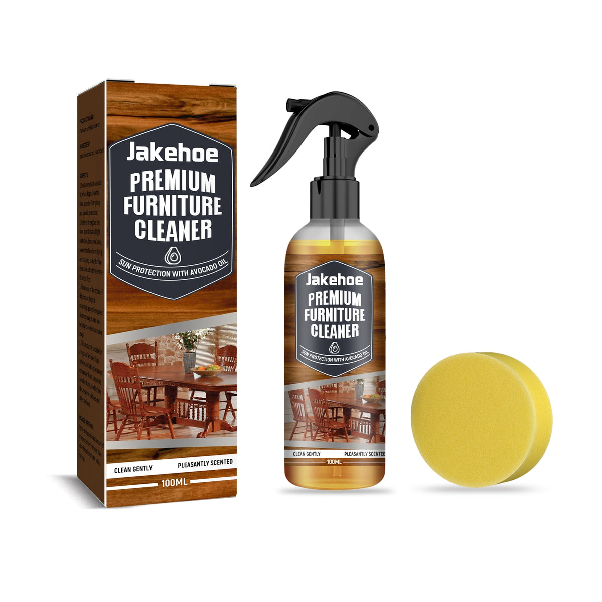 Limpiador Y Abrillantador Para Muebles Y Pisos De Madera Con Aceite De Aguacate Naturel
