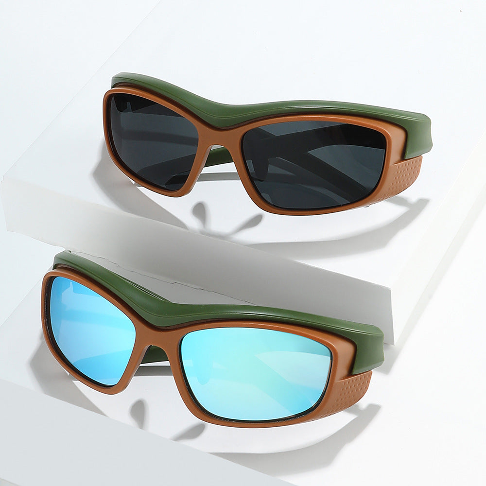 Lunettes de soleil de style sport amovibles pour femmes