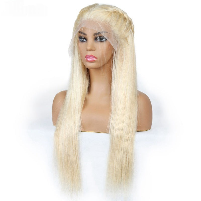 13x6 Lace Front Human Hair Straight Wig