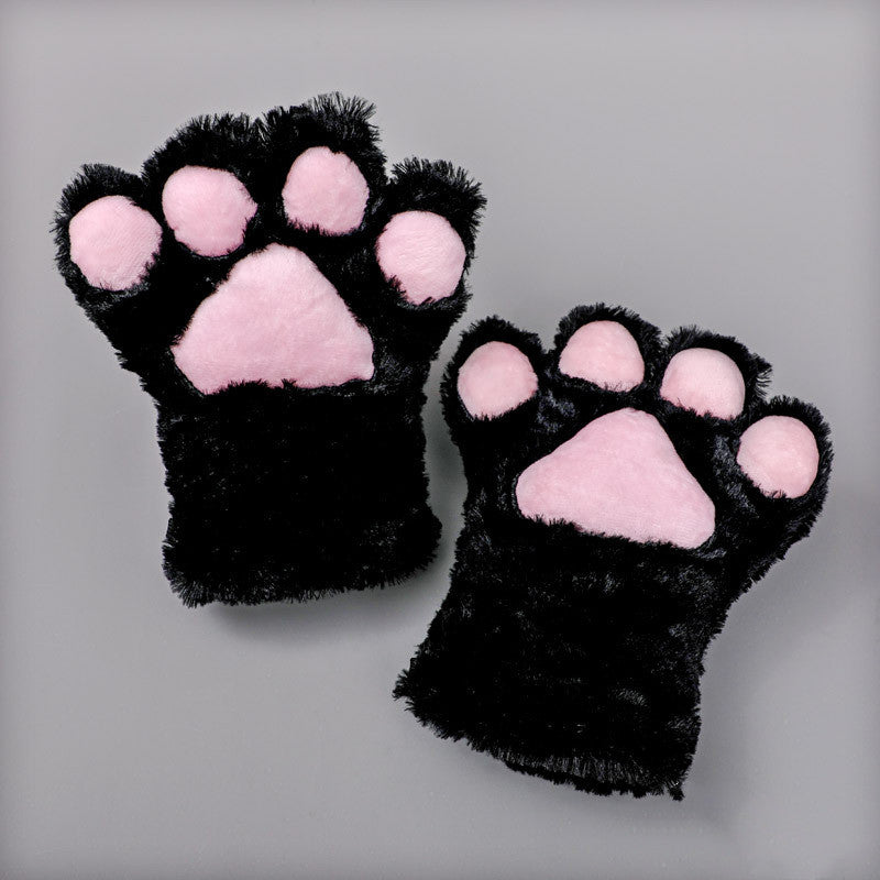Japanese Cute Adorable Cosplay Performance Props Net Red Cat Paw Gants