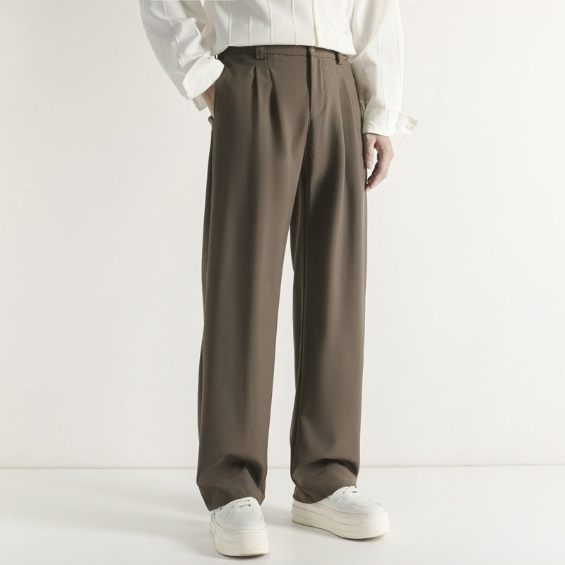 Pantalon double-pleat pour hommes