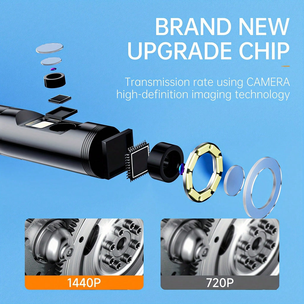 Caméra double endoscope éclairée