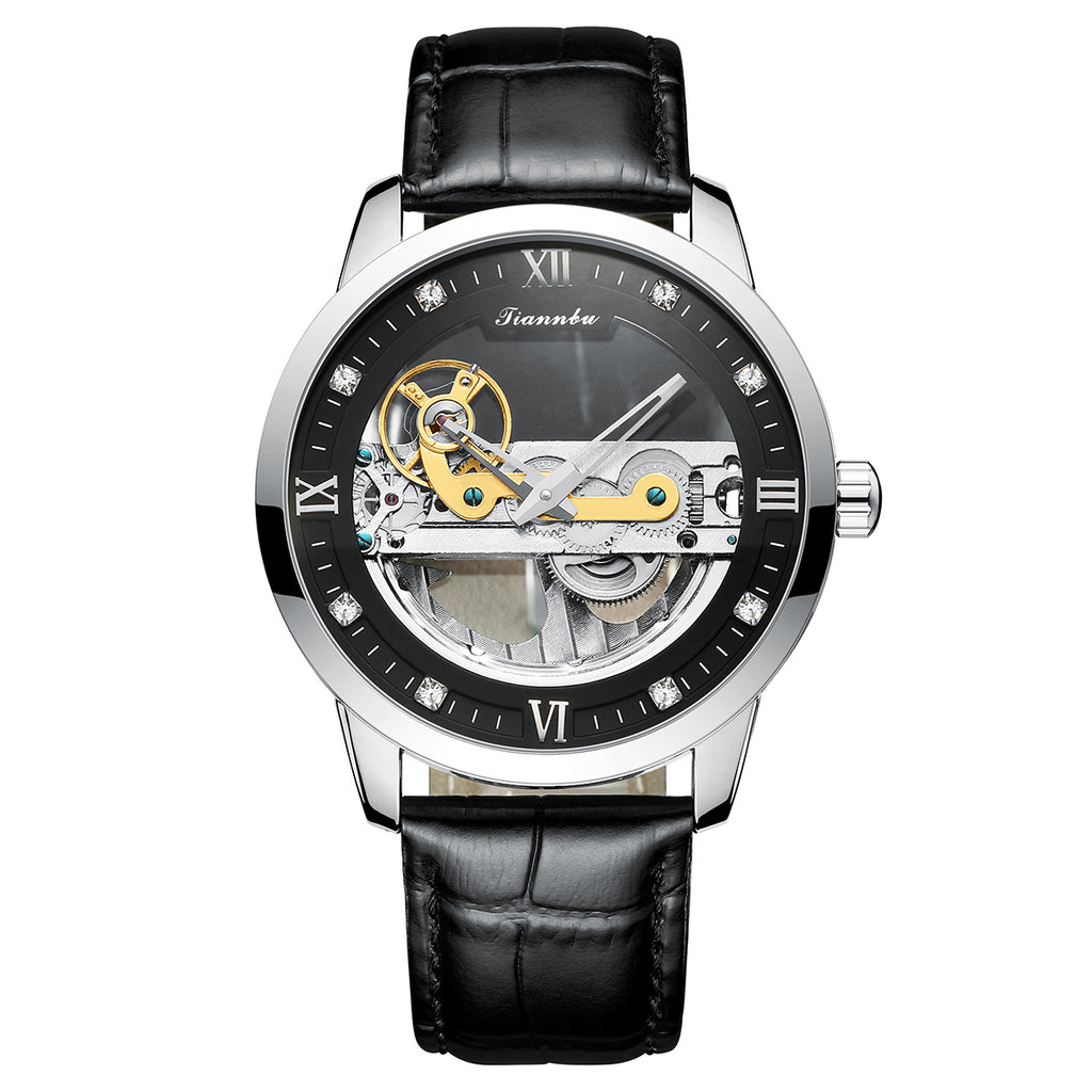 Montre mécanique Hollow automatique homme