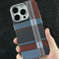 Motif magnétique Kafra Carbon Fibre Étui de téléphone de protection tout compris