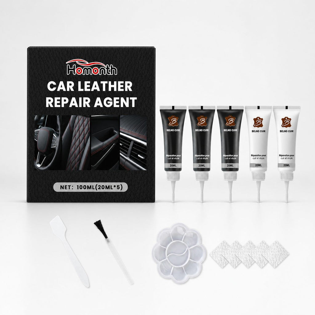 HOMONTH Kit de soins en cuir automobile