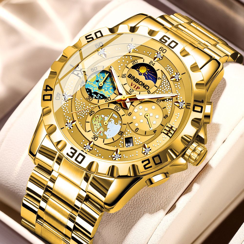 Montres Quartz Business Watch Imperméable Petites Trois broches