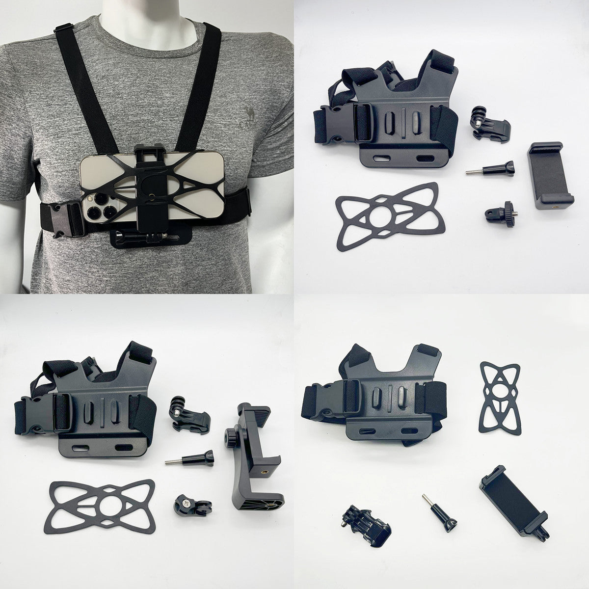 Sports Camera Accessories Chest Mount Phone Holder