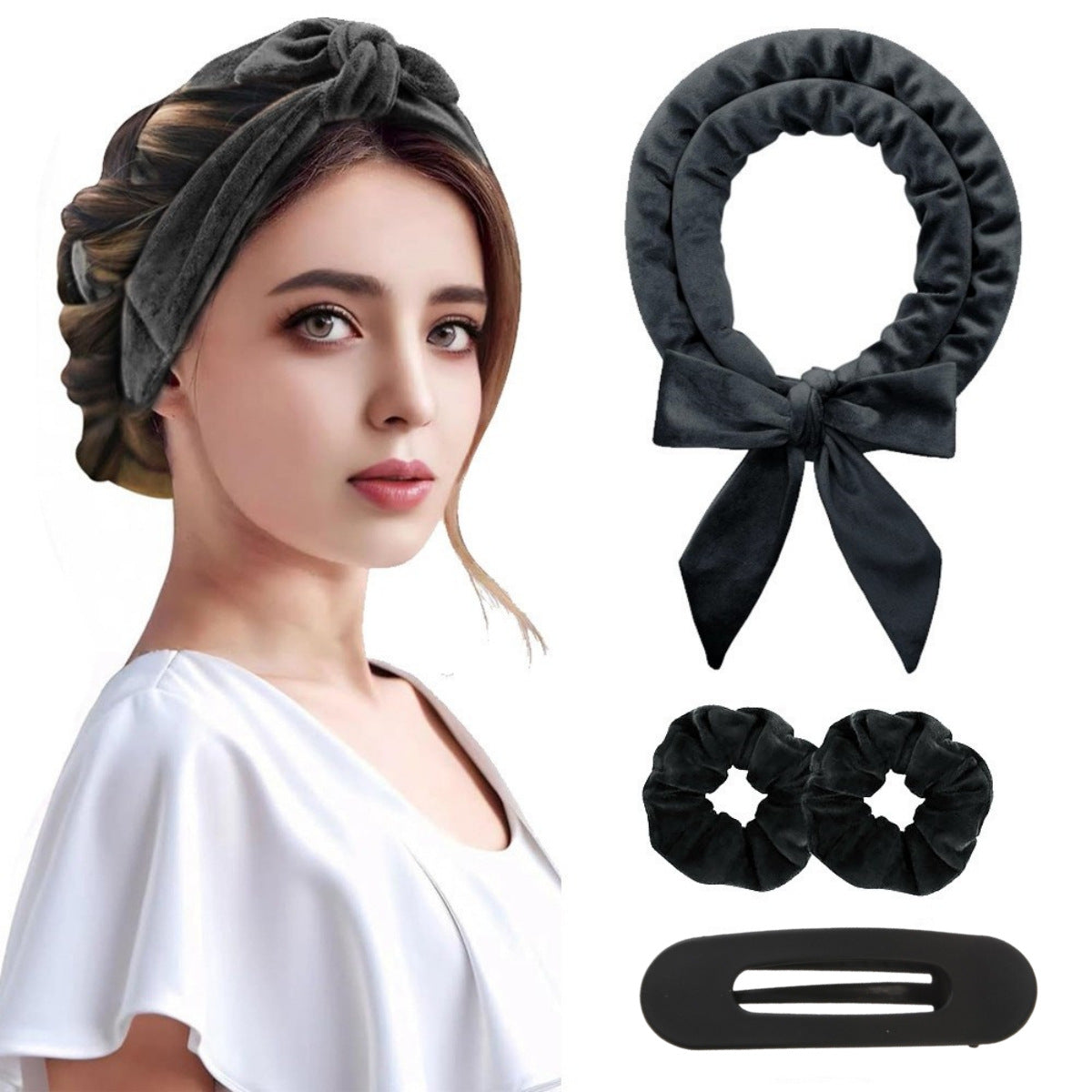 Bande de cheveux Coiffure Big Wave Sleep Hair Curler