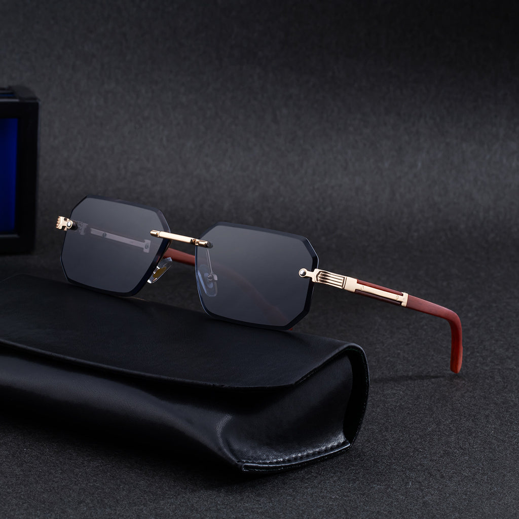 Lunettes de soleil sans cadre pour hommes