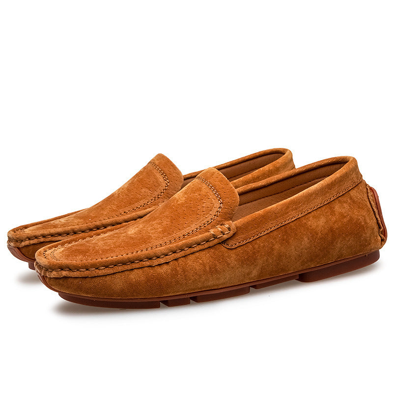 Chaussures Homme d'été en cuir véritable respirant