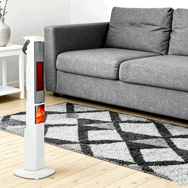 Chauffe-espace oscillant au chauffage rapide - 120° large angle 30% plus rapide chaleur