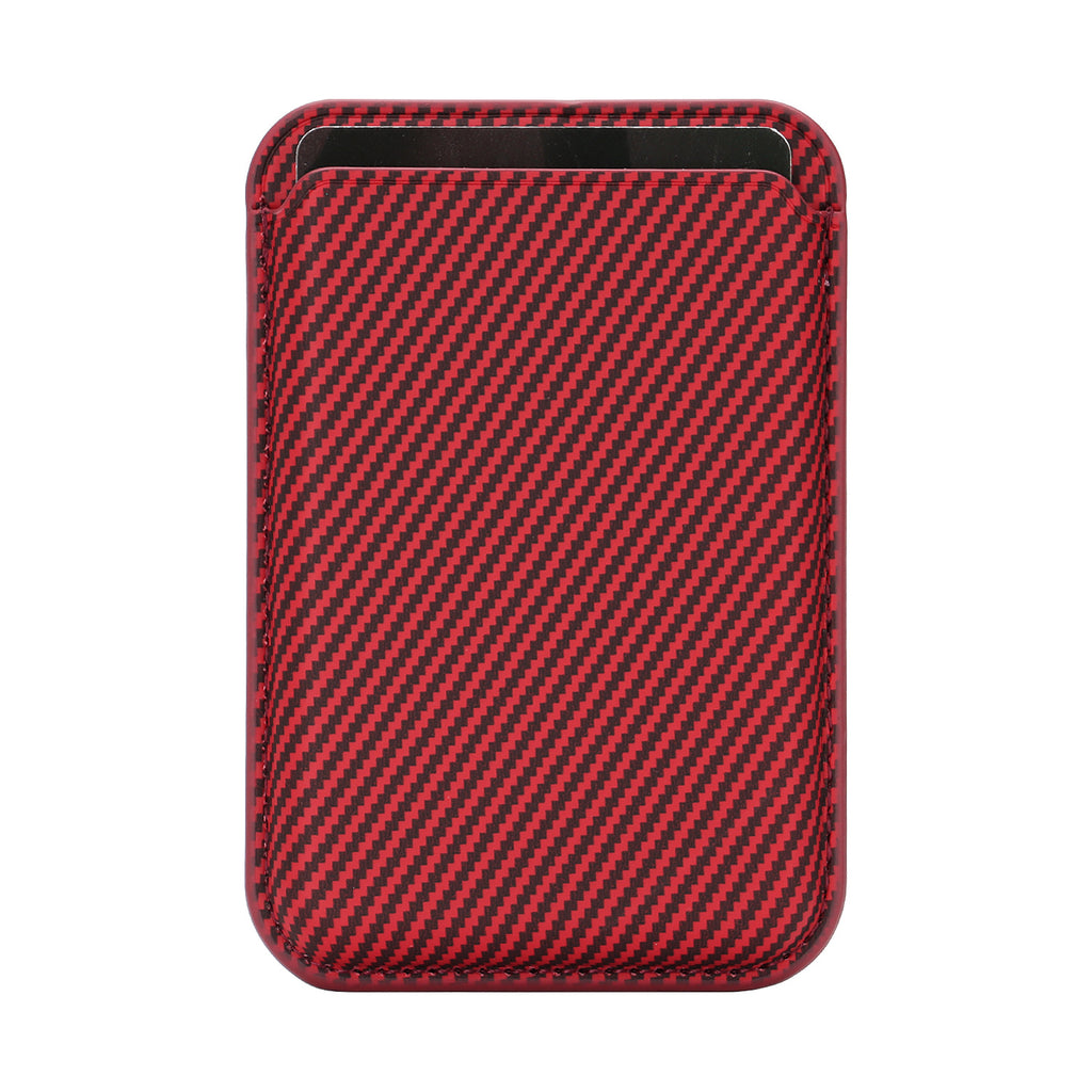 Porte-carte magnétique ultra-mince en fibre de carbone