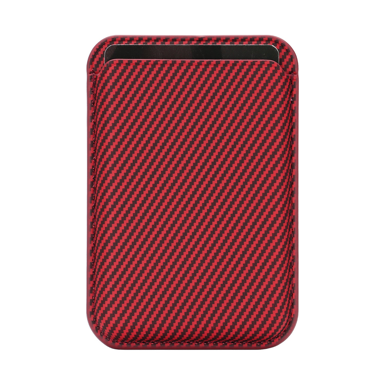 Porte-carte magnétique ultra-mince en fibre de carbone