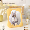 Simple en forme spéciale Salon miroir cosmétique bureau en plastique