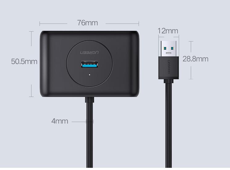 USB Extender 30 Set Splitter Cable One Drag Four Multi-function Length Extension Dock