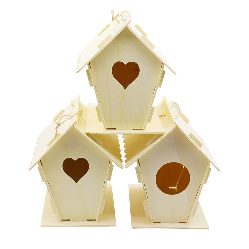 Maison d'oiseaux Bricolage Maison style maison Décor Maison Ornement