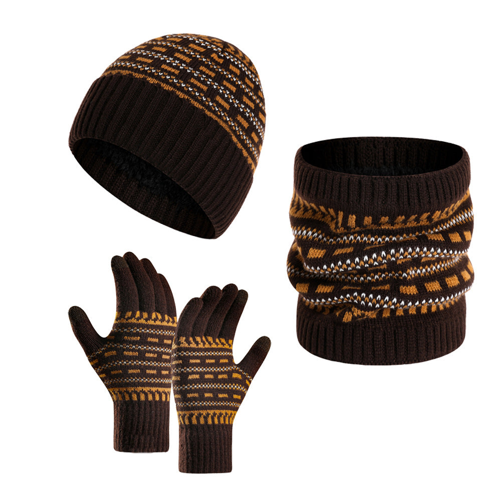 Ensemble de chapeaux casual chaud pour hommes
