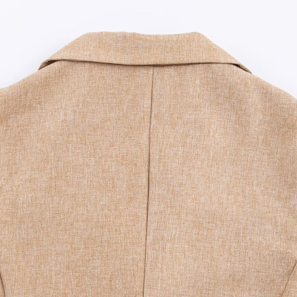 Femmes Stylish Polyvalent sans manches Commuter style Blazer