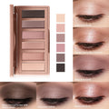 Matte and Shimmer Six-Color Mini Eyeshadow Palette