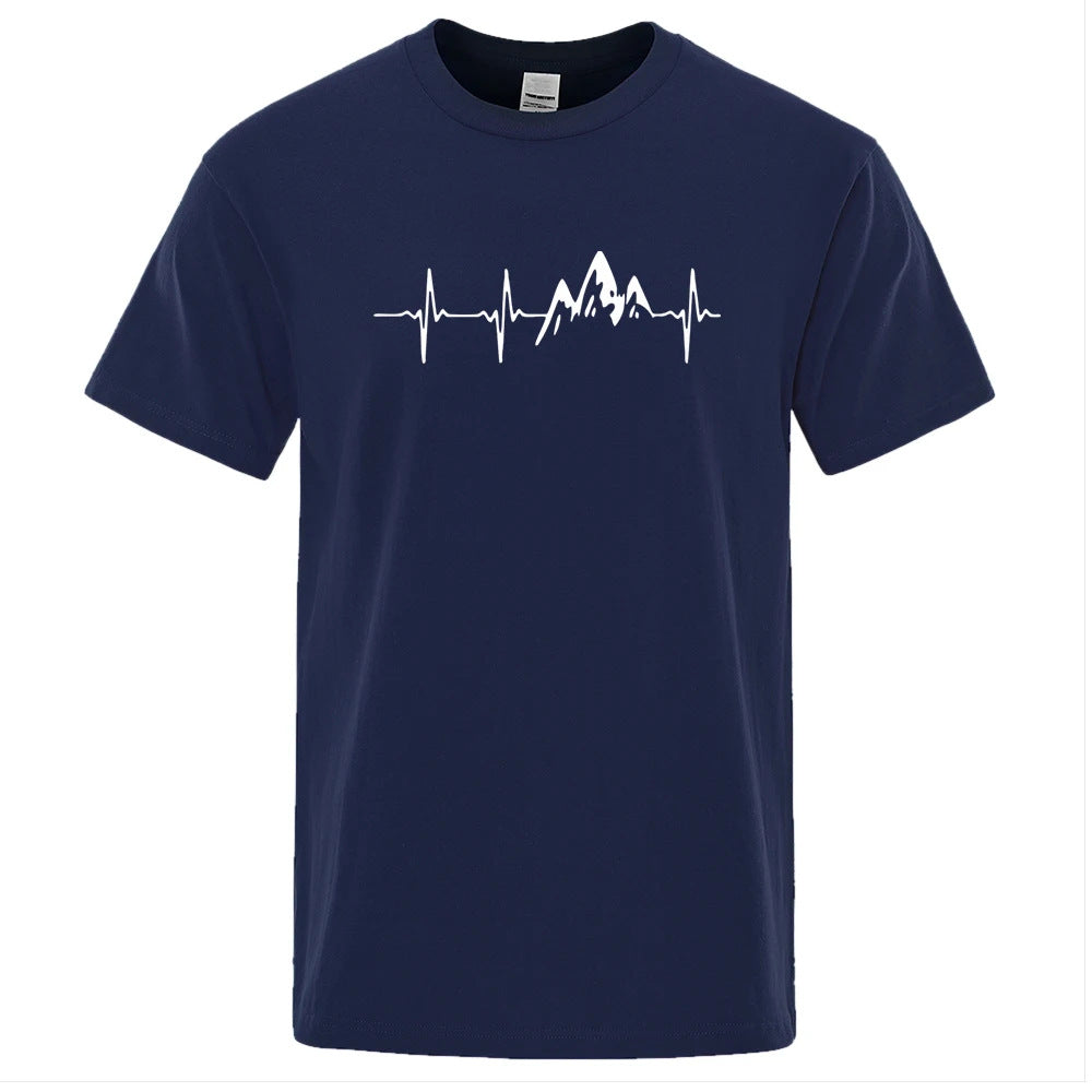 Montagne ECG Été Hommes et femmes Manche courte