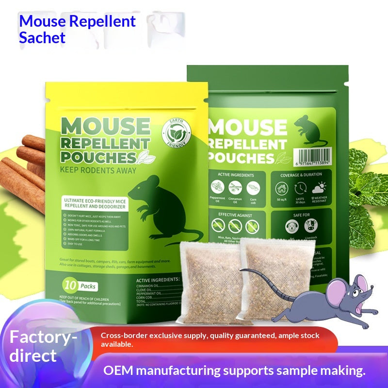 Car Peppermint Cinnamon Plant Huile essentielle Sachet Sac résistant aux rats
