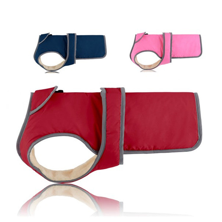 Costume d'automne en coton rembourré pour chien Lapel