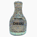 Bouteille de Champagne Strass Soir Clutch Sac Femme
