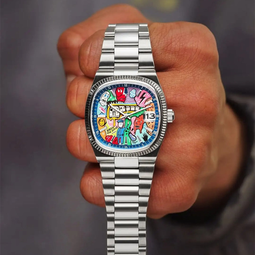 Wormhole Concept Montres carrées sportives pour hommes