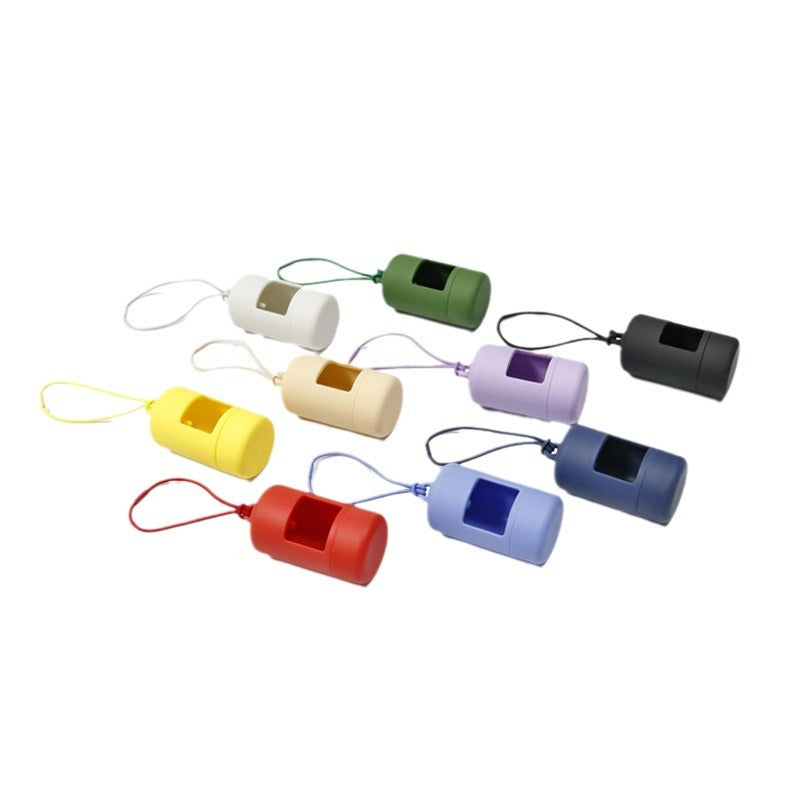 Porte-bags portable en PVC Poop