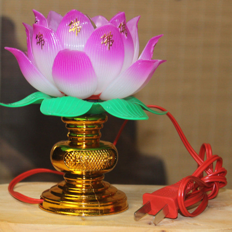 Lampe d'adoration à module lumineux de Bouddha